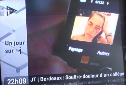 Tabassée au collège