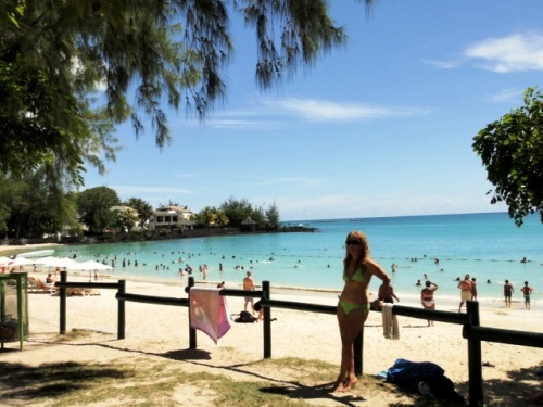 Plage de Pereybère et sable brûlant