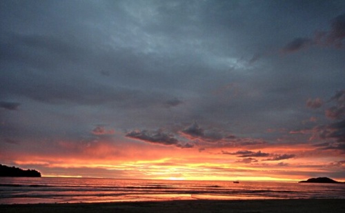 Crépuscule malgache  flamboyant