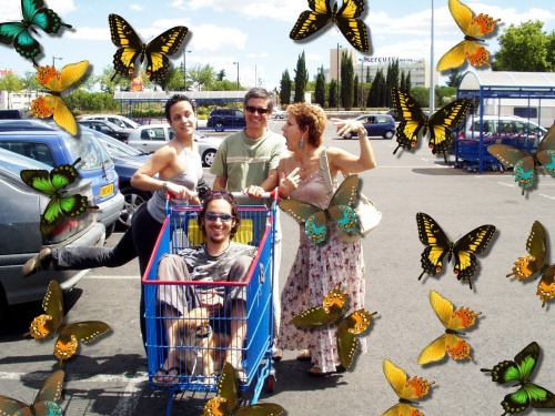 le bonheur simple comme une famille