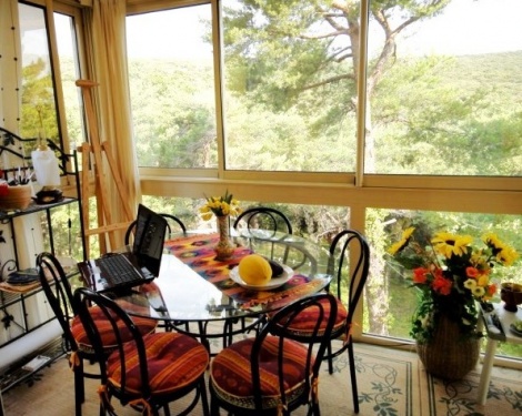 Coin de véranda ardéchoise où je vous parle