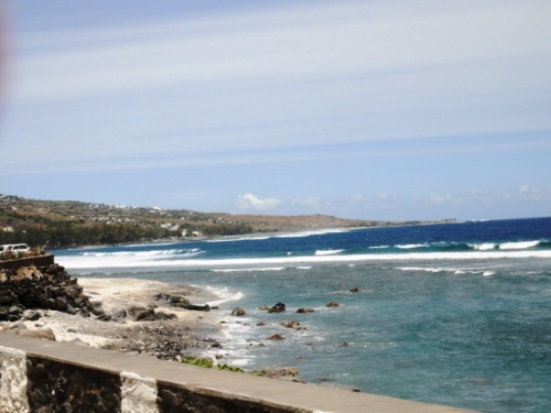 En roulant vers Saint Leu