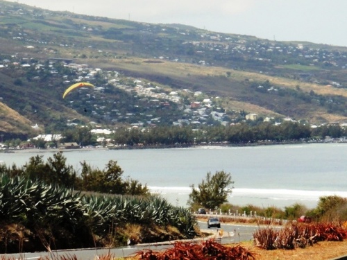 Arrivée de Parapente à Saint Leu