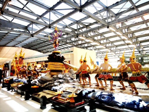 Histoire de l'océan de lait à l'aéroport