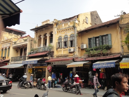 Architecture du centre historique d'Hanoï