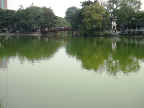 Lac de l'épéee restituée Hanoï