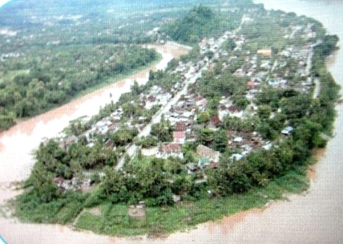 Luang Prabang entourée d'eau
