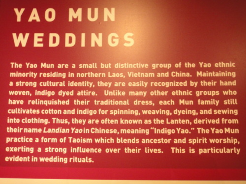 L'ethnie minoritaire Yao Mun