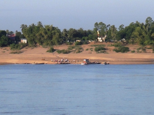 Le Mékong à Kratie Cambodge