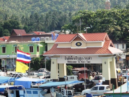 L'arrivèe à Koh Tao
