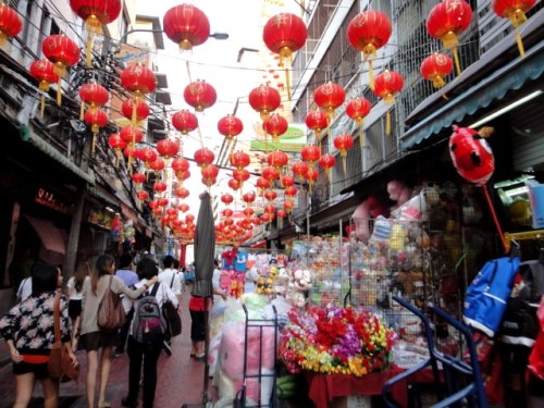Dans le quartier chinois de Bangkok