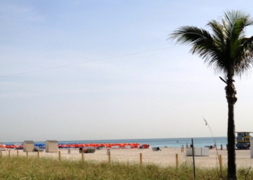 La plage de Miami Beach