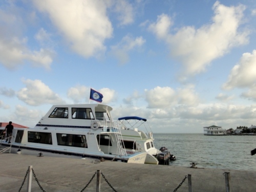 Taxi boat entre Bélize City et Caye Caulker