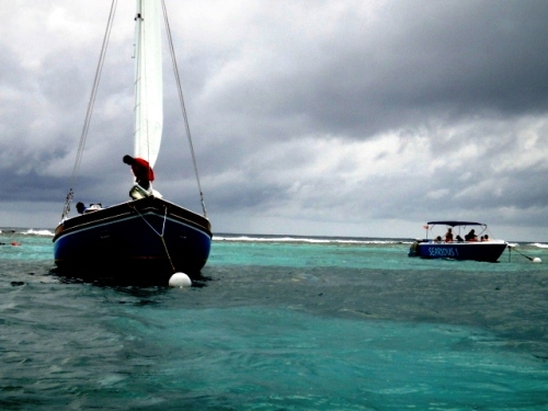 Mouillages dans le lagon