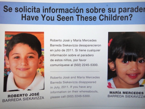 Ces enfants ont disparu depuis Juillet 2011