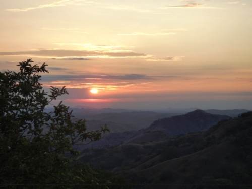 En grimpant vers notre hôtel 