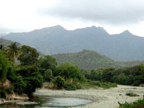 Rio sur la route du Viaducto la Farola
