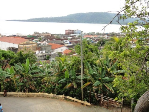 Caracoa vu du Castillo