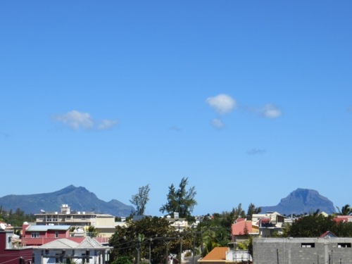 Une vue de Flic en Flac depuis la terrasse