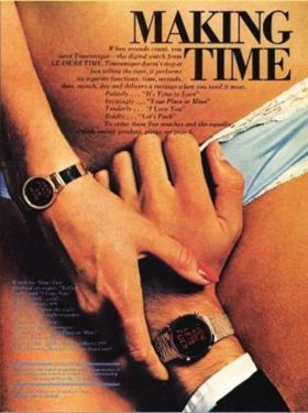 Sur Libé pub pour les montres making Time années  70