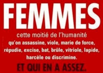 les Droits HUMAINS des femmes sont assassins dans l'indiffrence !