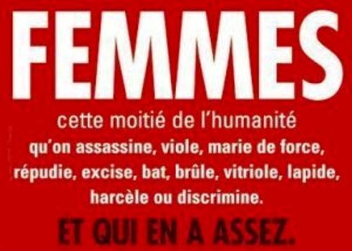 les Droits HUMAINS des femmes sont assassinés dans l'indifférence !