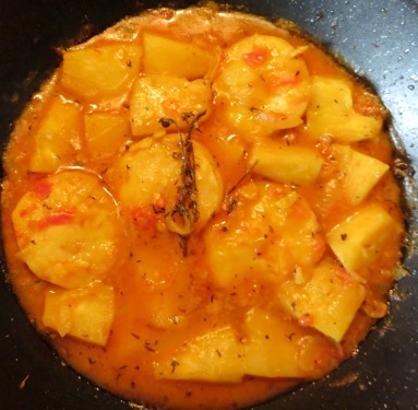 Carry de poisson au fruit à pain