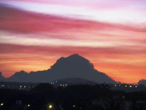 Le soir tombe chez moi,douce nuit !