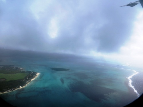 On quitte Maurice sous la pluie!