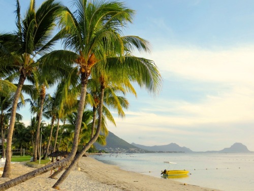La plage de Volmar, au bout de Flic en Flac!