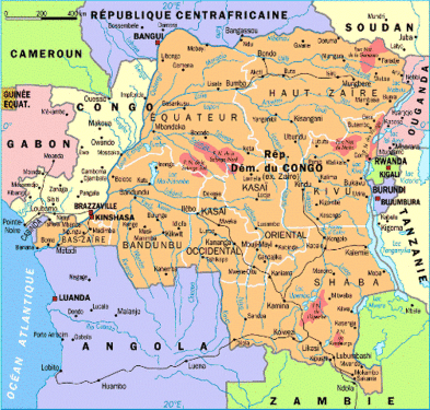 Carte du congo