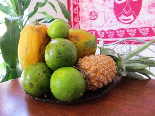 Ananas papayes bigarades