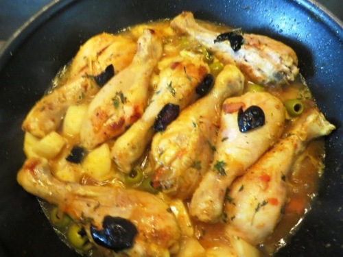 Carry de poulet aux pommes de terre