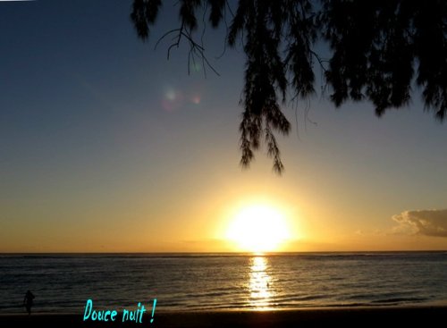 Douce soirée sans alizés !