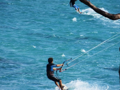 Le guidon du kitesurfeur !