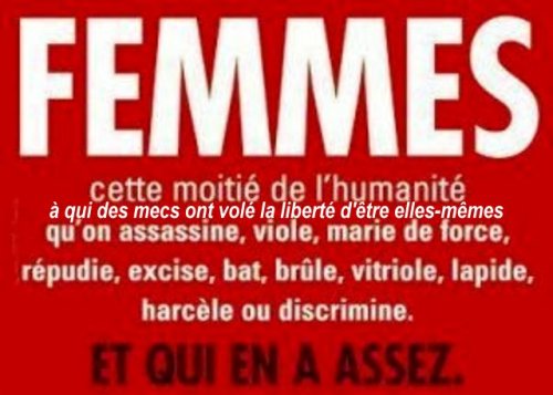 les Droits HUMAINS des femmes sont assassinés dans l'indifférence ! -