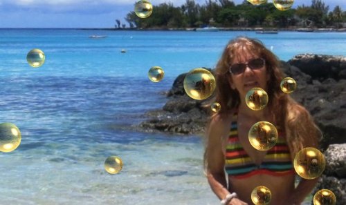 Soleil géant et lagon tiède