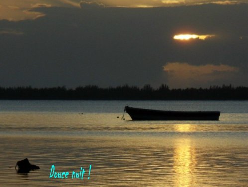 Crépuscule vers Tamarin- Maurice(Ph. de Mey)