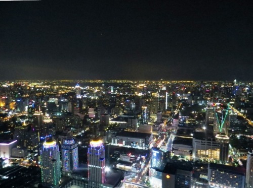 Bangkok du haut de Baiyoke sky Tower (84ème étage)