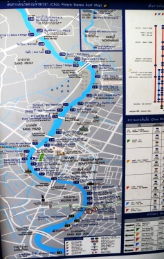 La Chao Phraya traversant Bangkok et ses petits ports