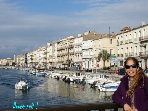 Centre ville de Sète, son canal et sa savoureuse bourride (2 nov.2014)