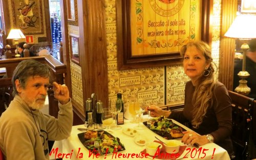 Jour de l'an- Salade savoureuse à  la La Jonquera (Espagne)