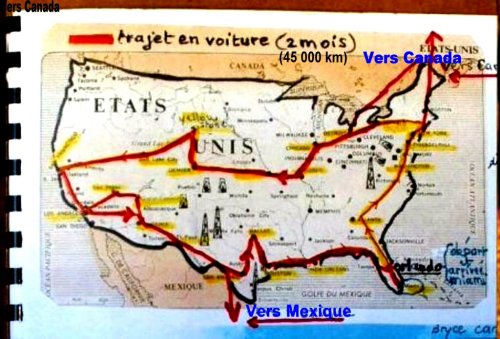 Le tour des USA en voiture + Canada et Mexique