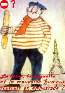 Caricature du français