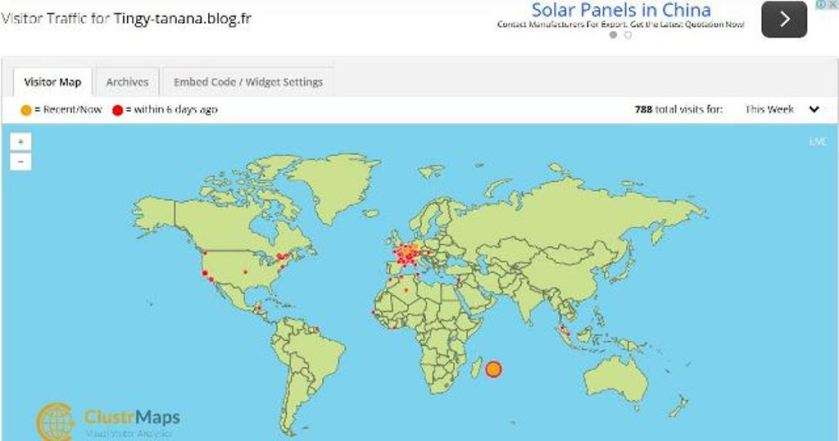 Traffique des visiteurs cette semaine sur Sambo Nanas (Décembre 2015)